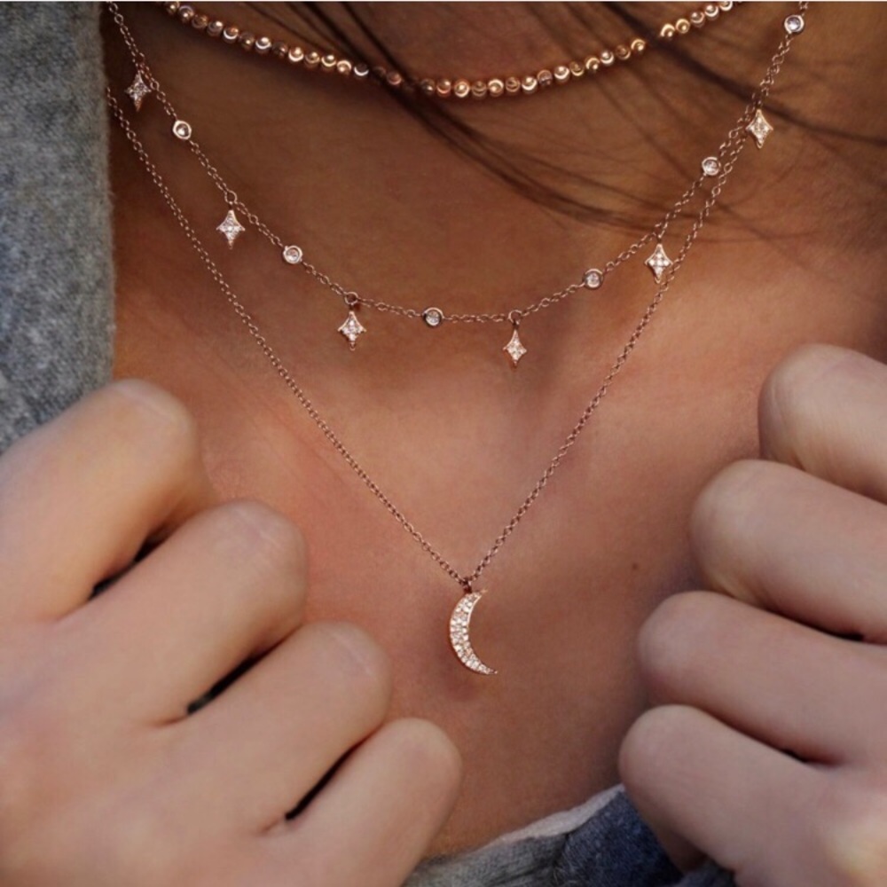 “Love You to the Moon & Back” Star/Space Necklace - Picture 2 of 2